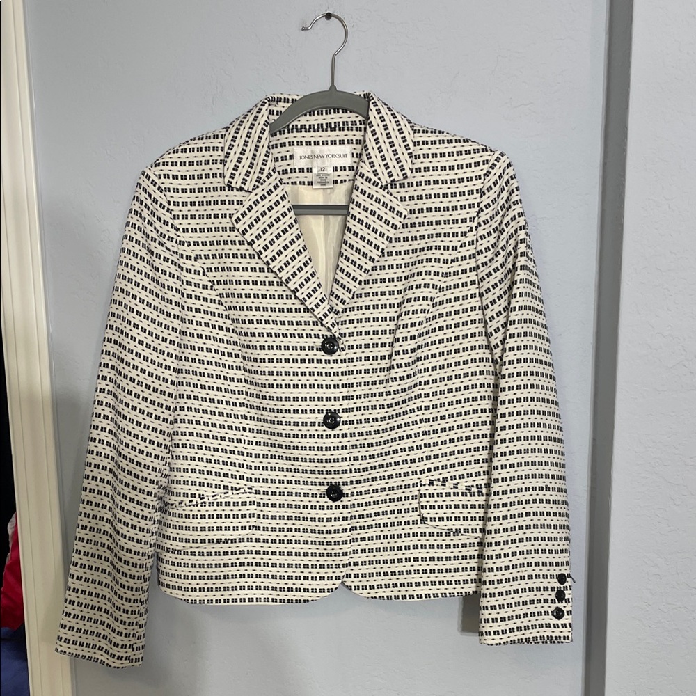 Jones New York Patterned Blazer